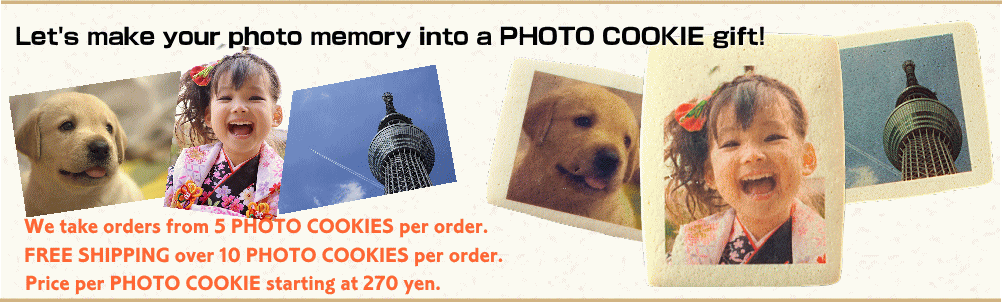 Let's make your photo memory into a PHOTO COOKIE gift!